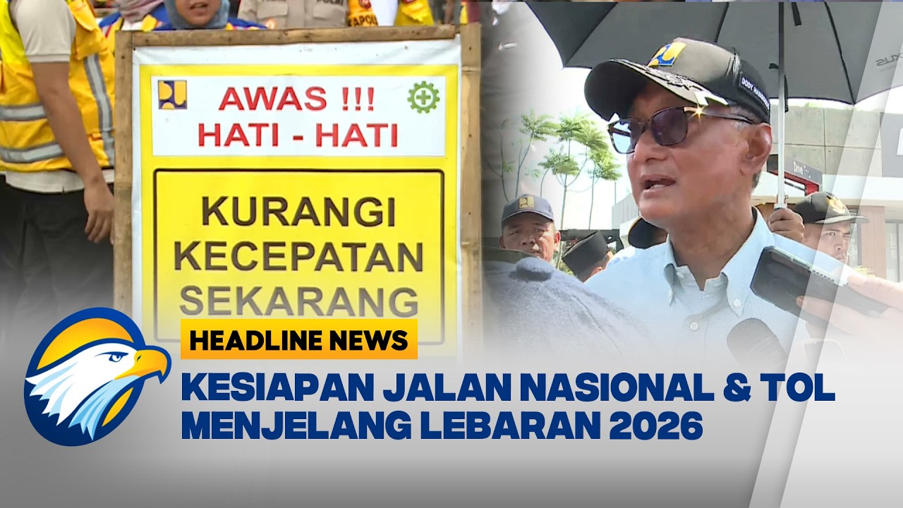 [HEADLINE NEWS, 01/03] Menteri PU Tinjau Kondisi Jalan Pantura