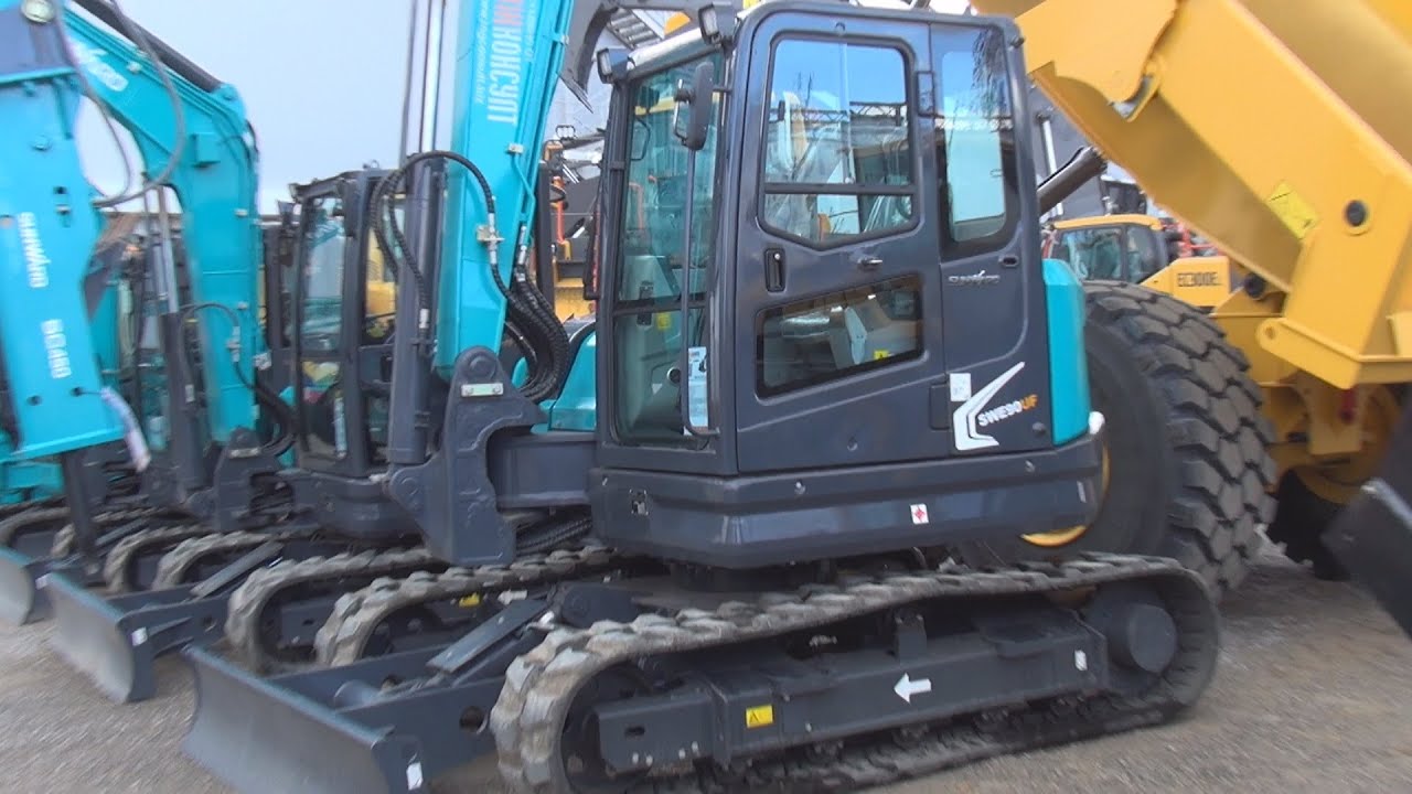 Sunward SWE90U Excavator (2022) Exterior and Interior