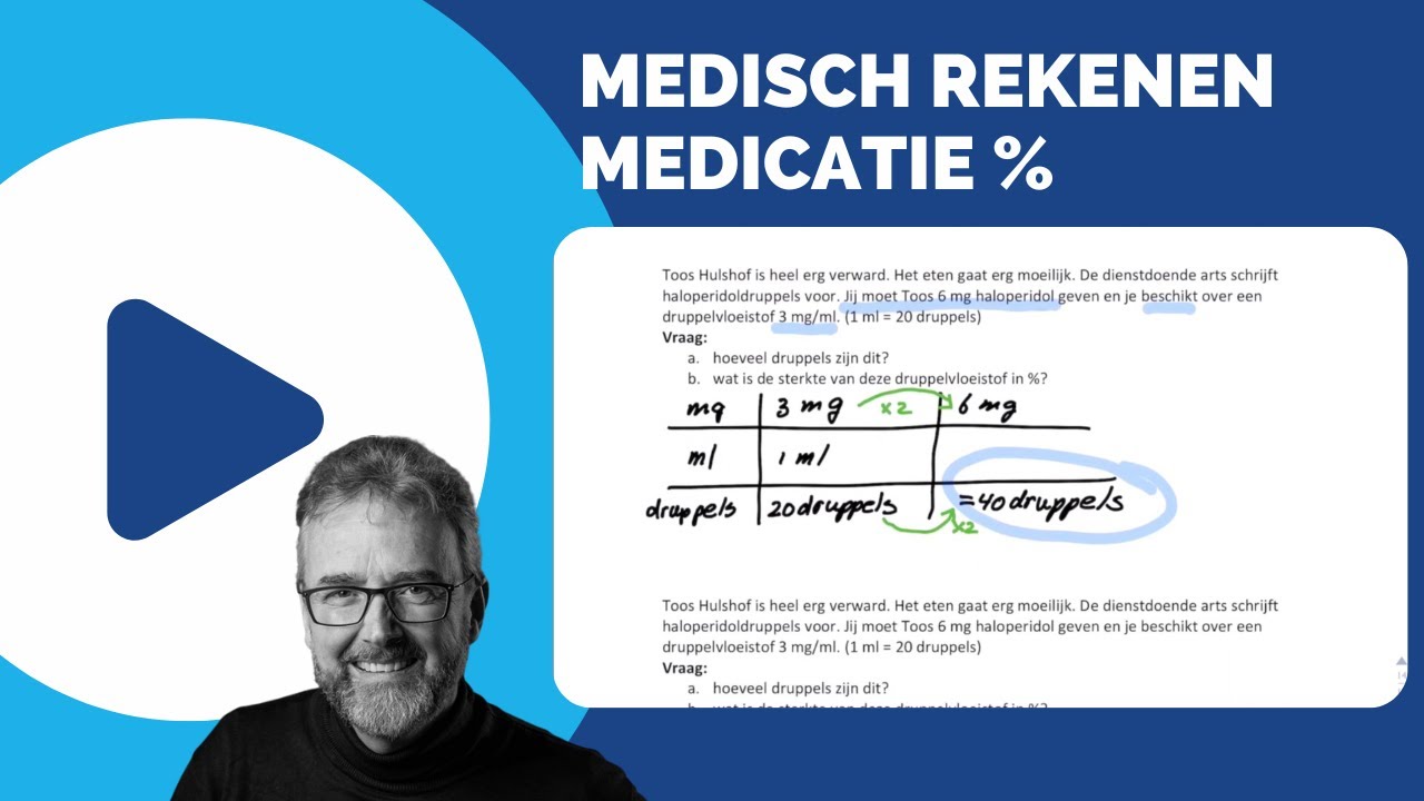 MEDISCH REKENEN | Medicatie procenten