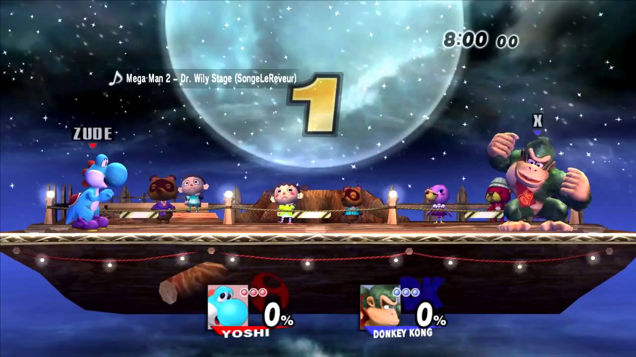 Kudemo (Donkey Kong) vs Zudenka (Yoshi)