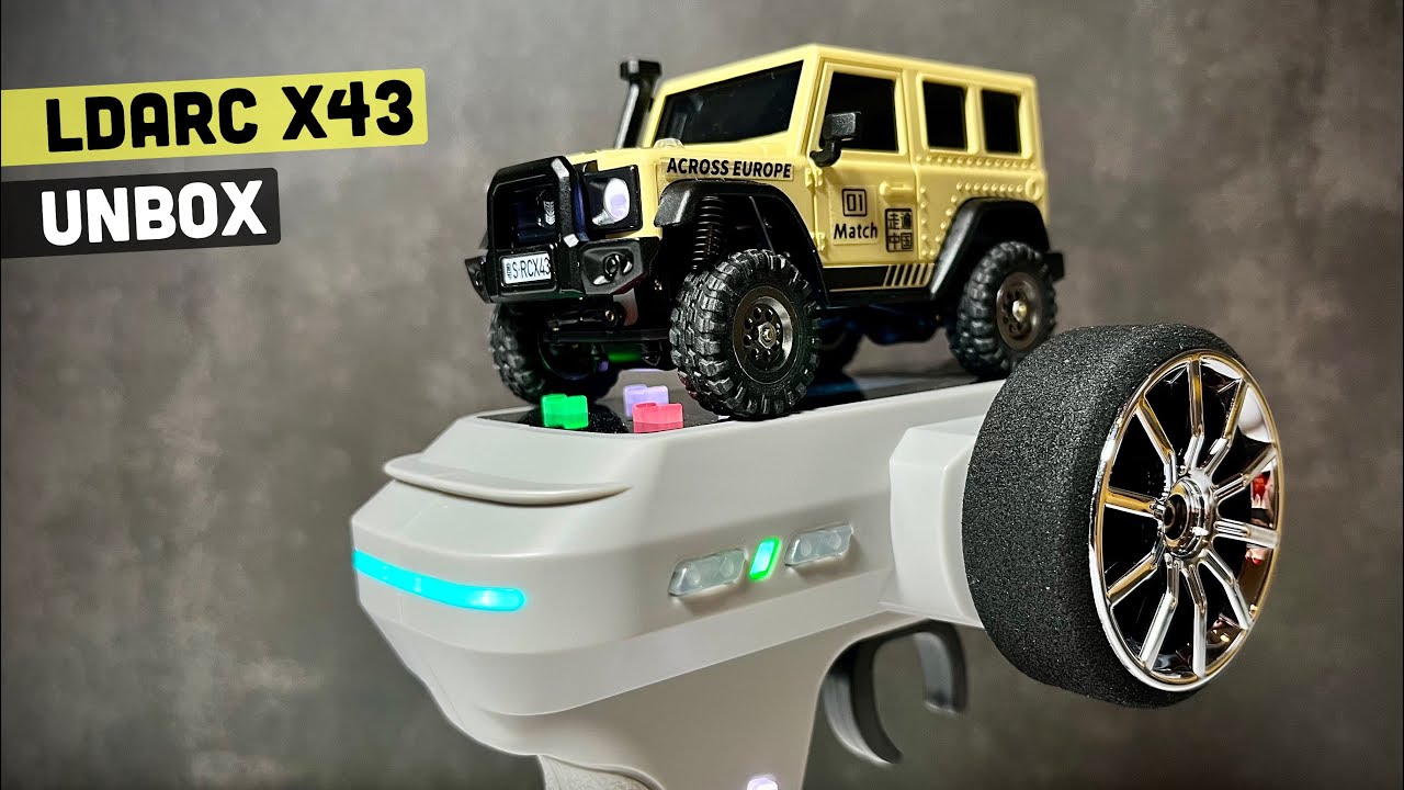 Unboxing !! รถบังคับจิ๋ว 1:43 LDARC X43 RTR Crawler Mini 4WD Full Proportional Control !!