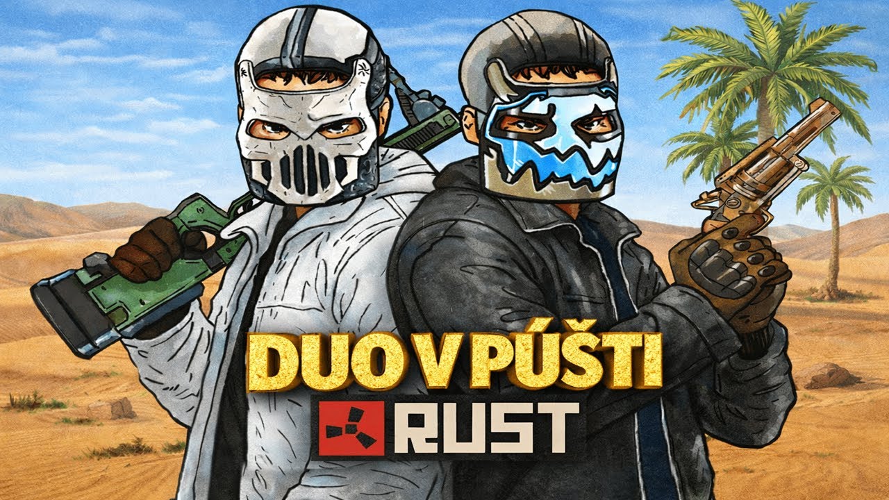 Prežili sme 48 hodín v púšti (CZ/SK RUST) ft. Ayiwo