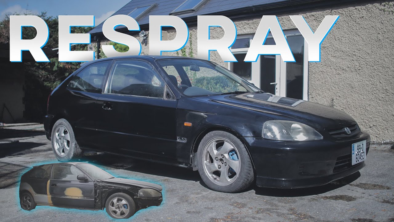 Painting The Honda Civic EK