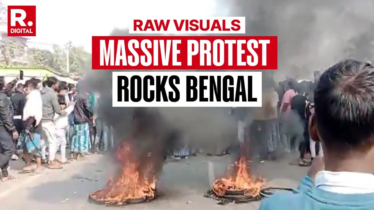 West Bengal's Murshidabad Reels From Heavy Protests Over Migrant Worker's Death In Jharkhand