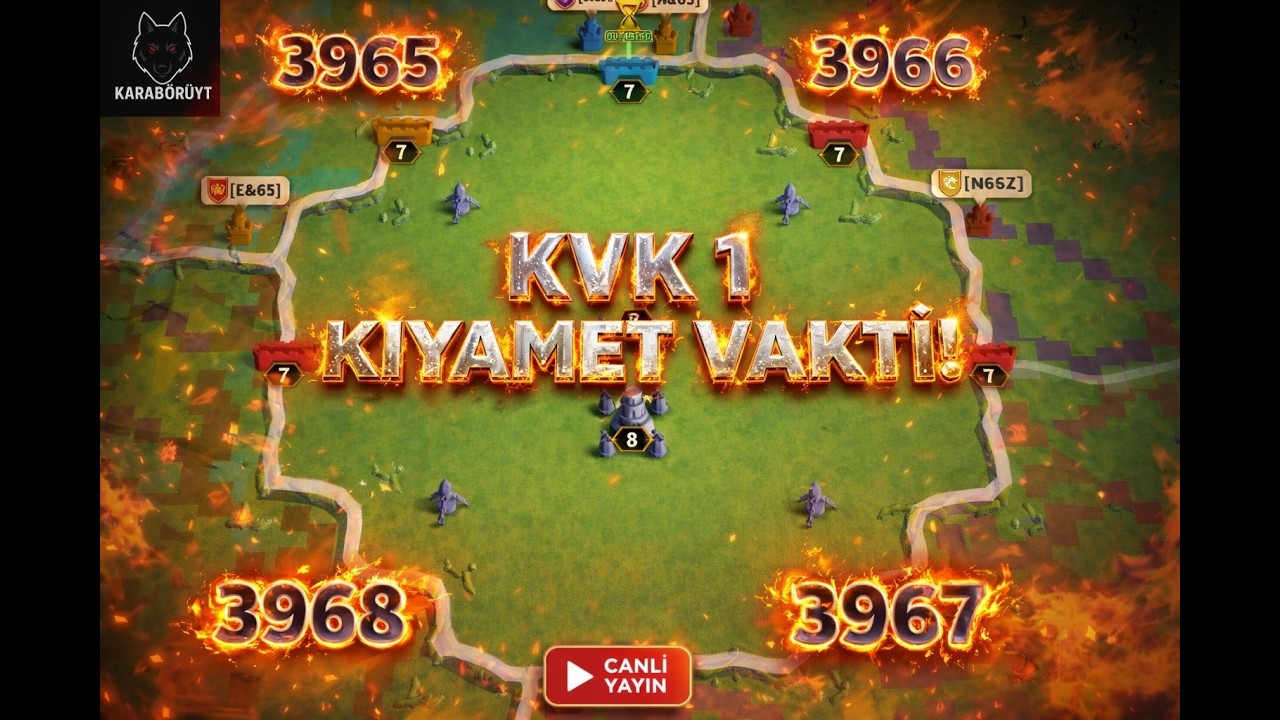 KVK 1 KIYAMET VAKTİ!  KRALIN TOPRAKLARINDA SAVAŞ BAŞLADI! | Rise of Kingdoms