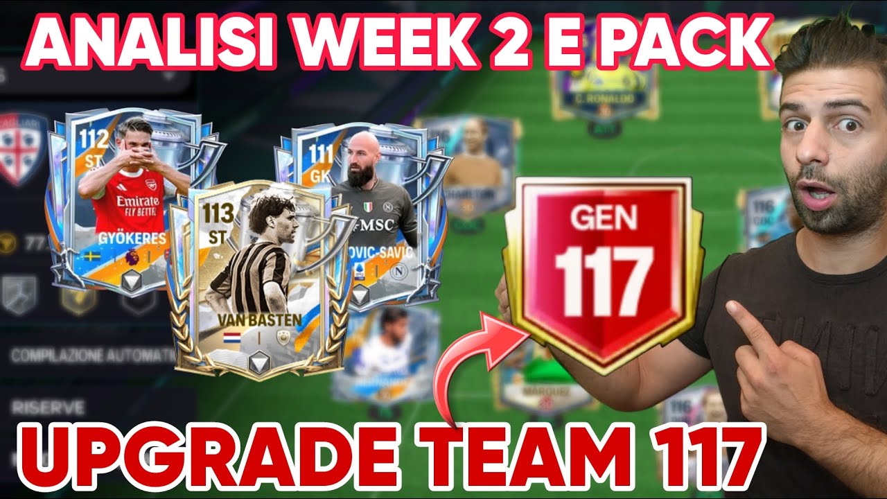 TOP GIOCATORI ANNIVERSARY WEEK 2 🔥 + PACK OPENING & TEAM UPGRADE a 117 GEN!⚽📦FC Mobile 26