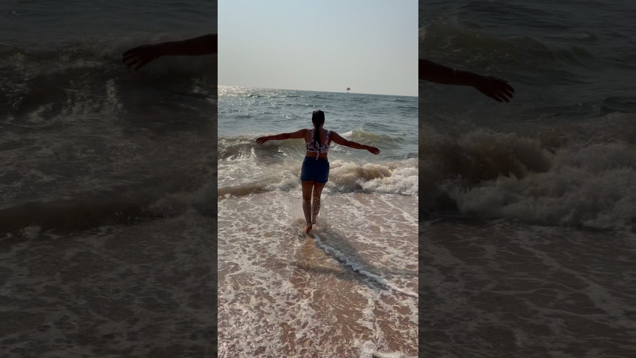 Goa Vlog Day 1🏖️🌴🌊 #goa #beach #ytshorts #shorts #minivlog #dailyvlog
