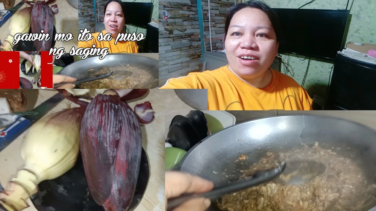 paborito kung gawin sa puso ng saging/para sa gustong mag tipid pero masarap,,