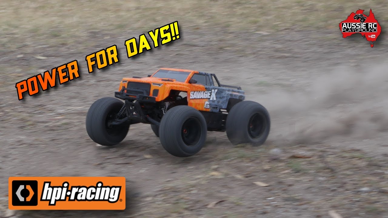HPI Savage X first run on 6S