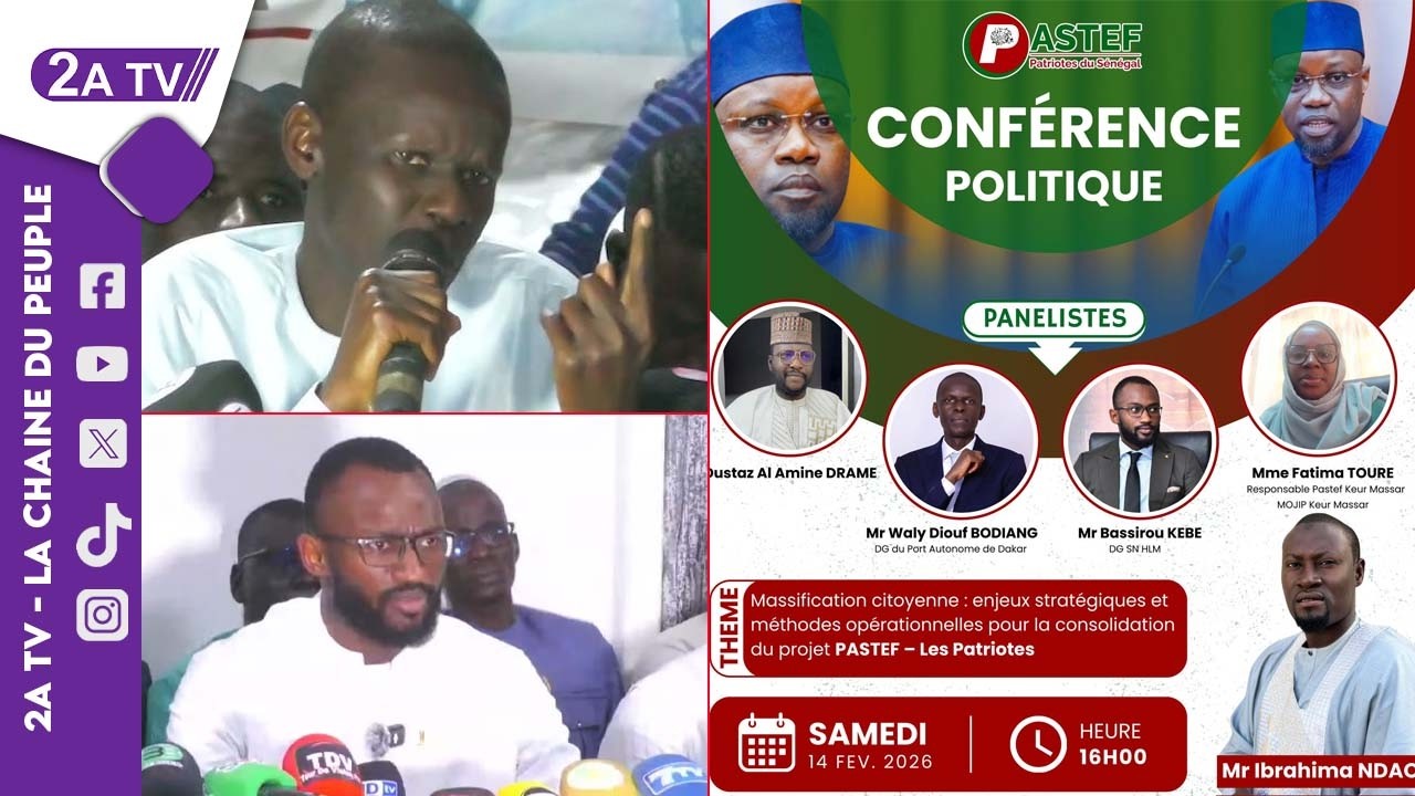 [DIRECT] Conférence Politique PASTEF LES PATRIOTES: Massificaton Citoyenne | Waly Diouf Bodia et Cie
