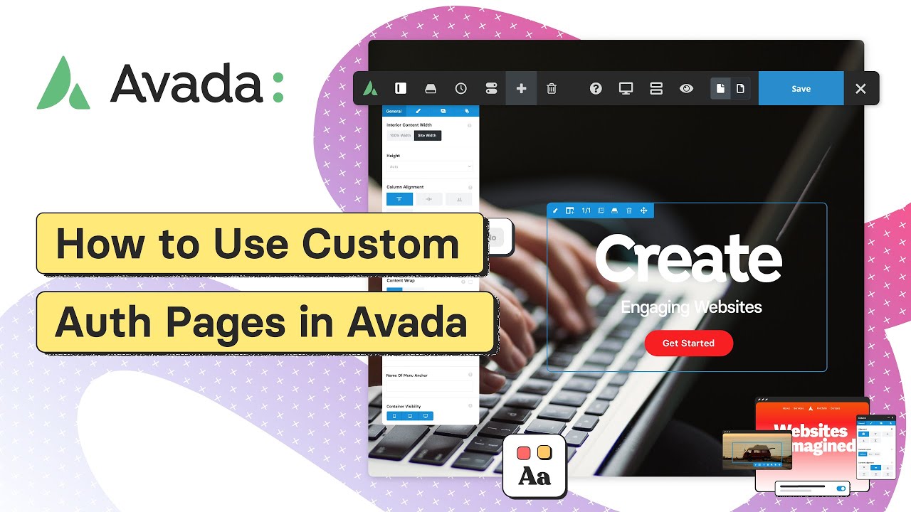 Как использовать пользовательские страницы аутентификации в Avada