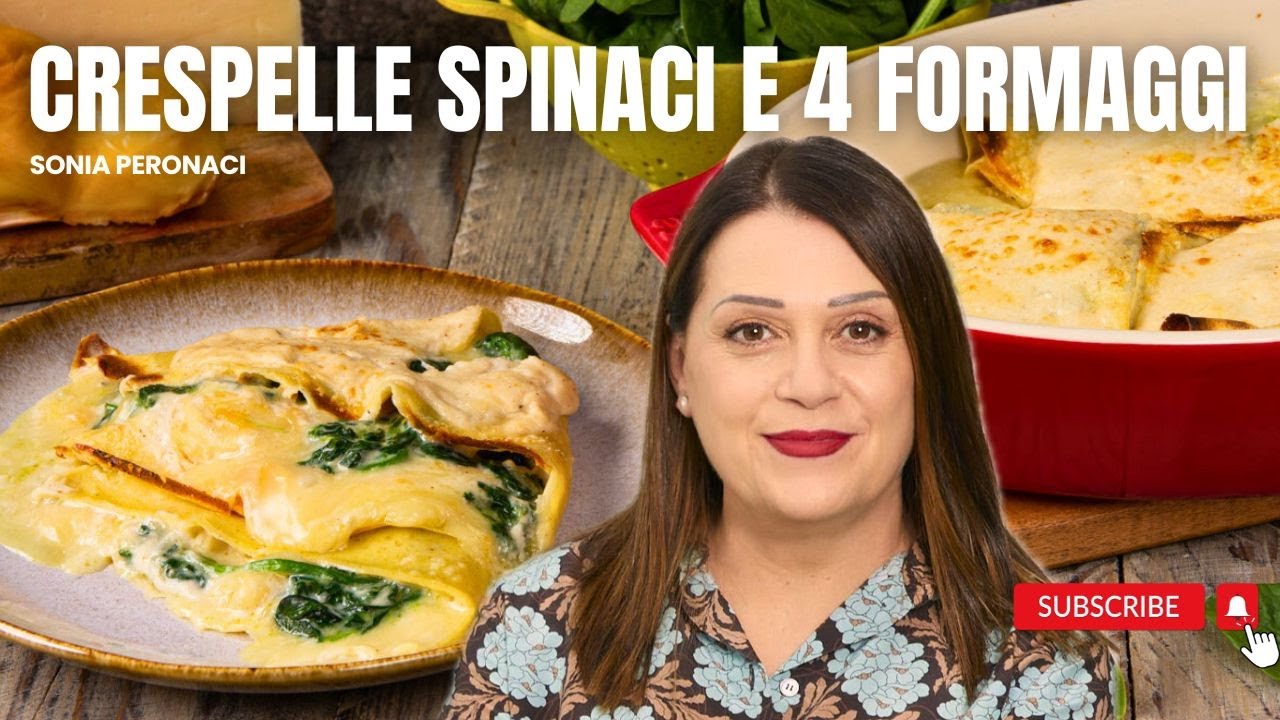 Crespelle spinaci e 4 formaggi: cremosissime e facili! Tutti mi chiedono la ricetta!!