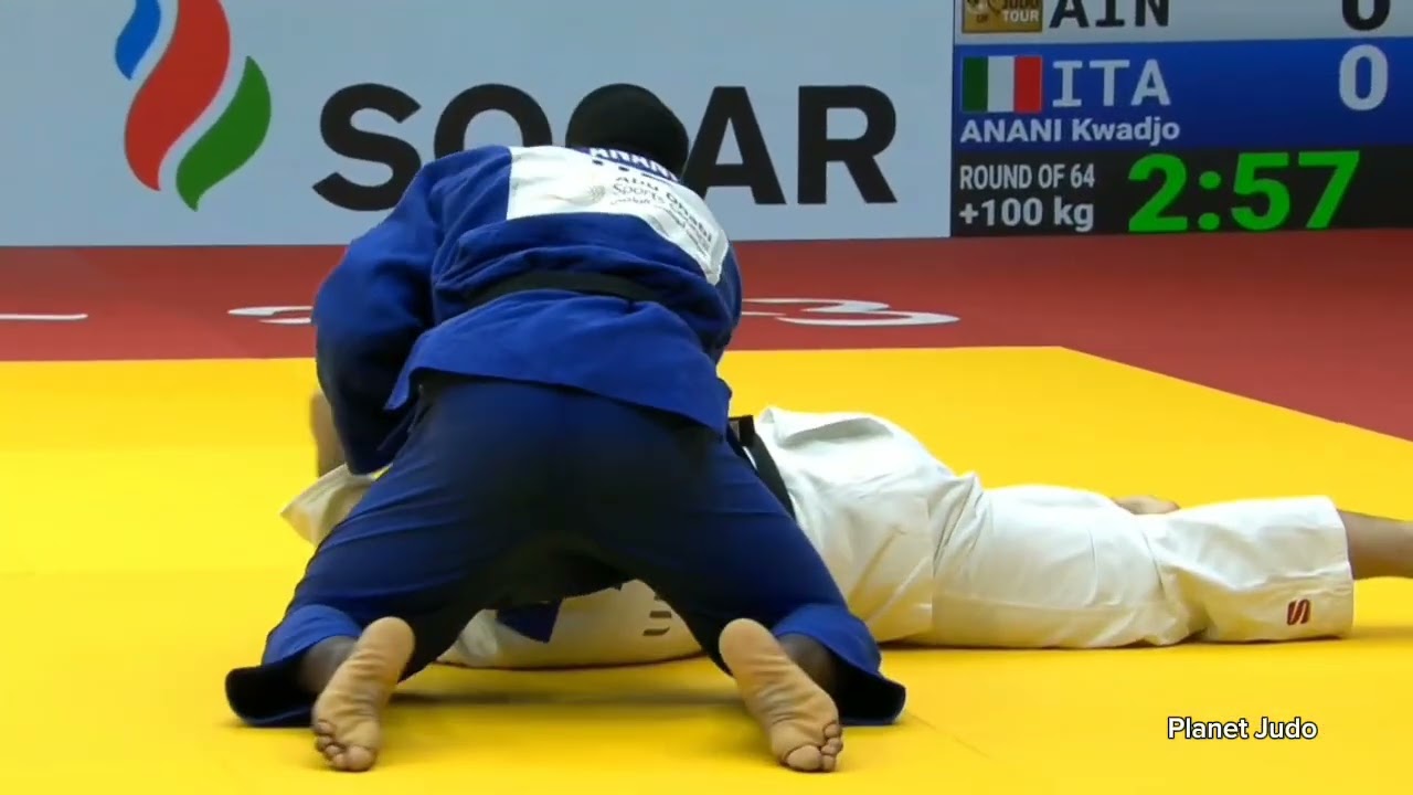 Tamerlan BASHAEV 🇷🇺 🆚️ Kwadjo ANANI 🇮🇹 | 1 раунд /+100кг | Большой Шлем Абу-Даби 2023