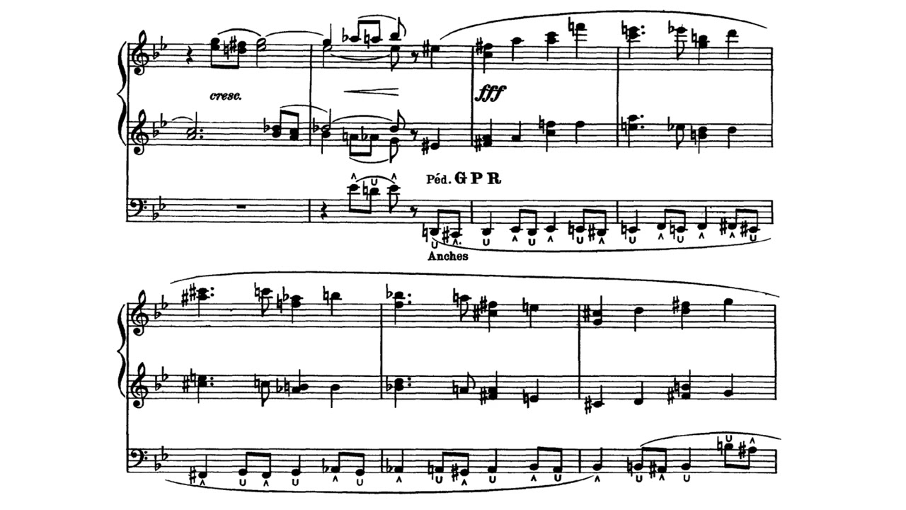Louis Vierne: Organ Symphony No. 4, Op. 32 (1914) with score