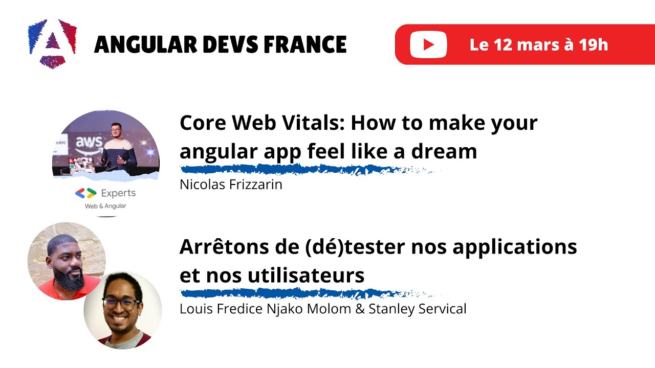 Angular Devs France #5 | Core Web Vitals et tests e2e