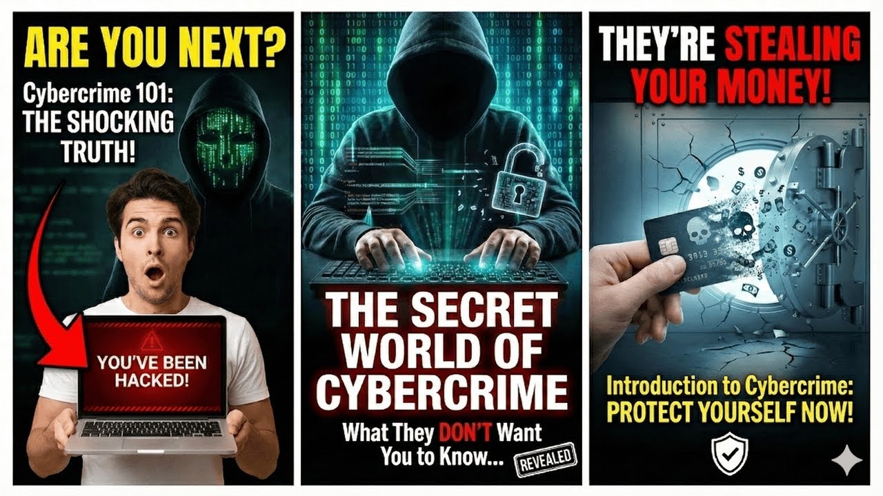 Why the Internet is the New Crime Scene: Cybercrime Explained 🌍