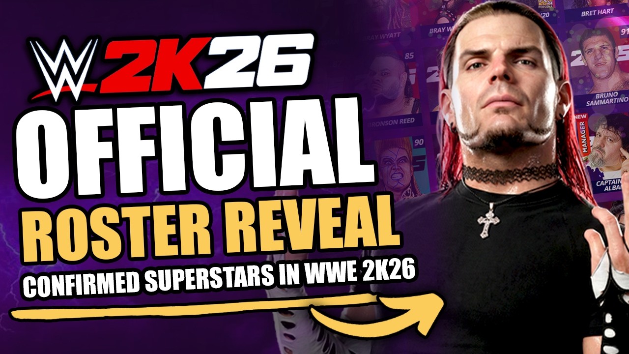 The Sensational WWE 2K26 OFFICIAL Roster Reveal, So Many Superstars!