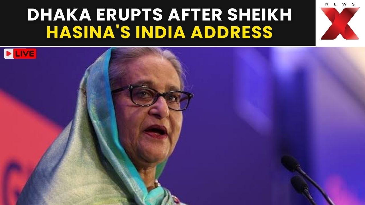 BANGLADESH PROTEST LIVE: Shocking Outrage In Dhaka As Sheikh Hasina Addresses Media From India!