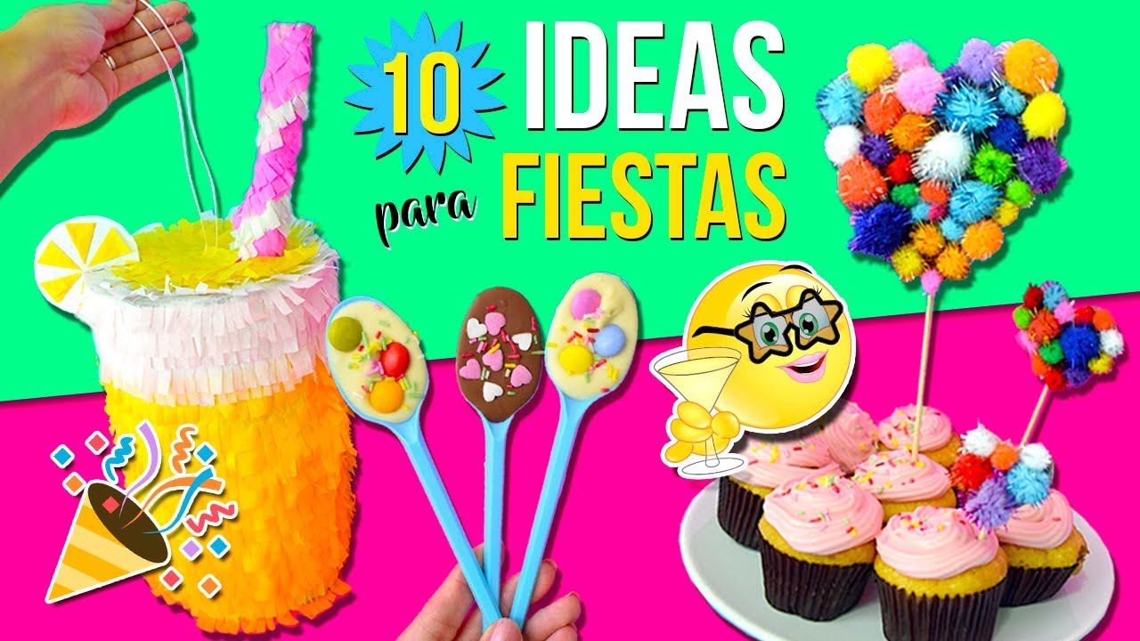 10 IDEAS para FIESTAS INFANTILES * Decoraciones FÁCILES, Rápidas y Económicas (RECOPILACIÓN)