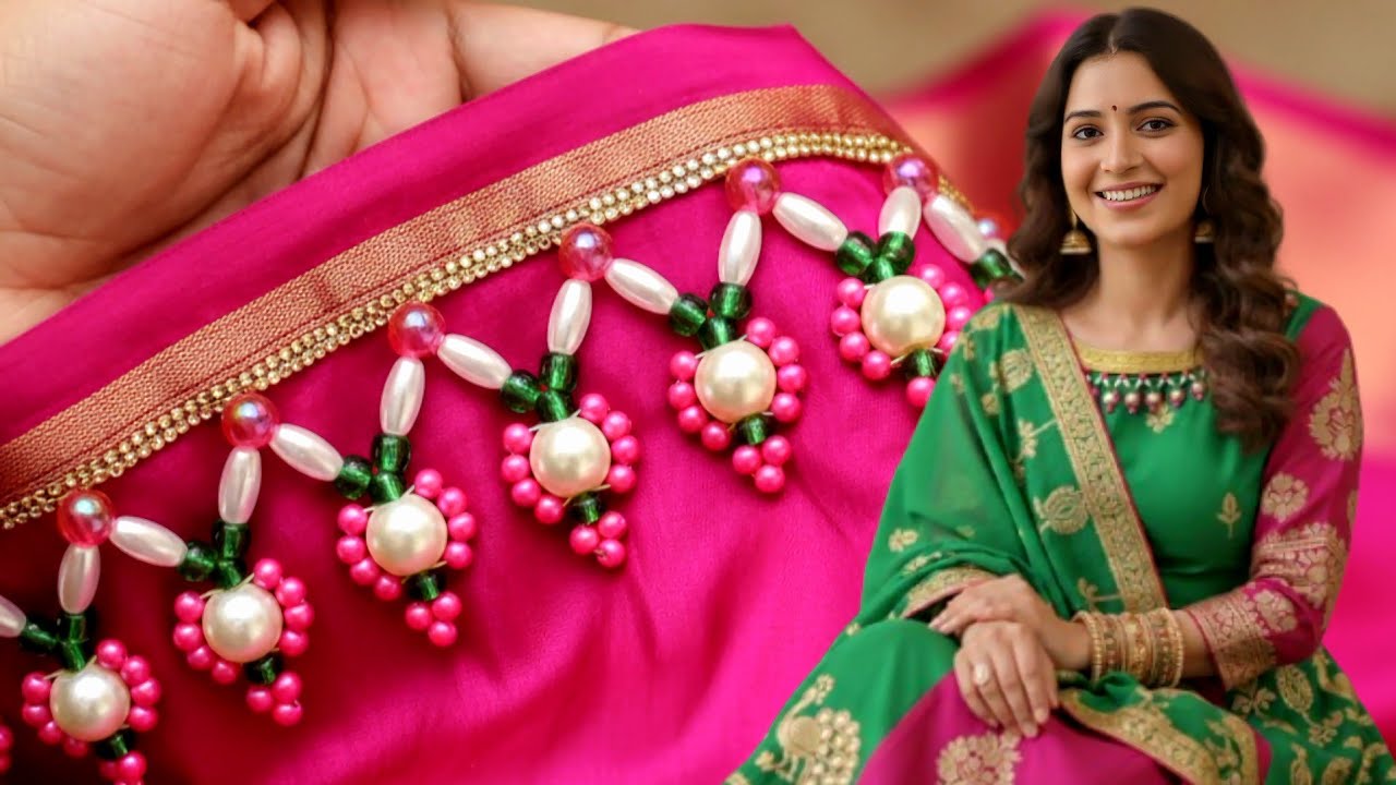 This Simple Tassel Trick Makes Your Sari 5Look Expensive۰👌👌👌