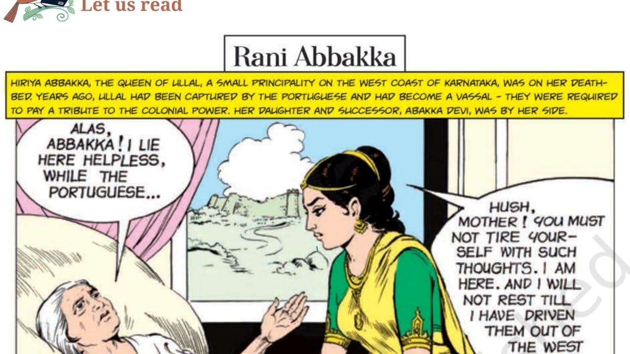 Class7 English Unit 5 Chapter Rani Abbakka detailed by line line Explanation