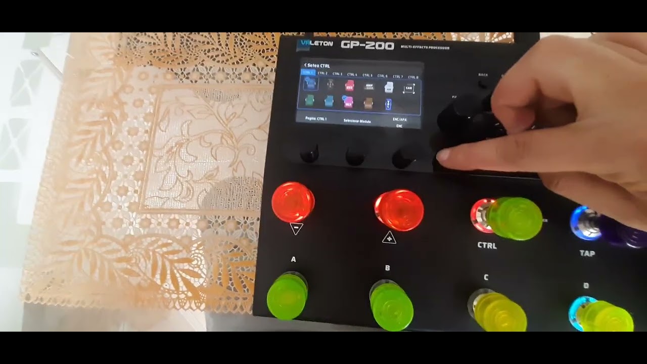 Tutorial de las funciones de la Valeton gp200