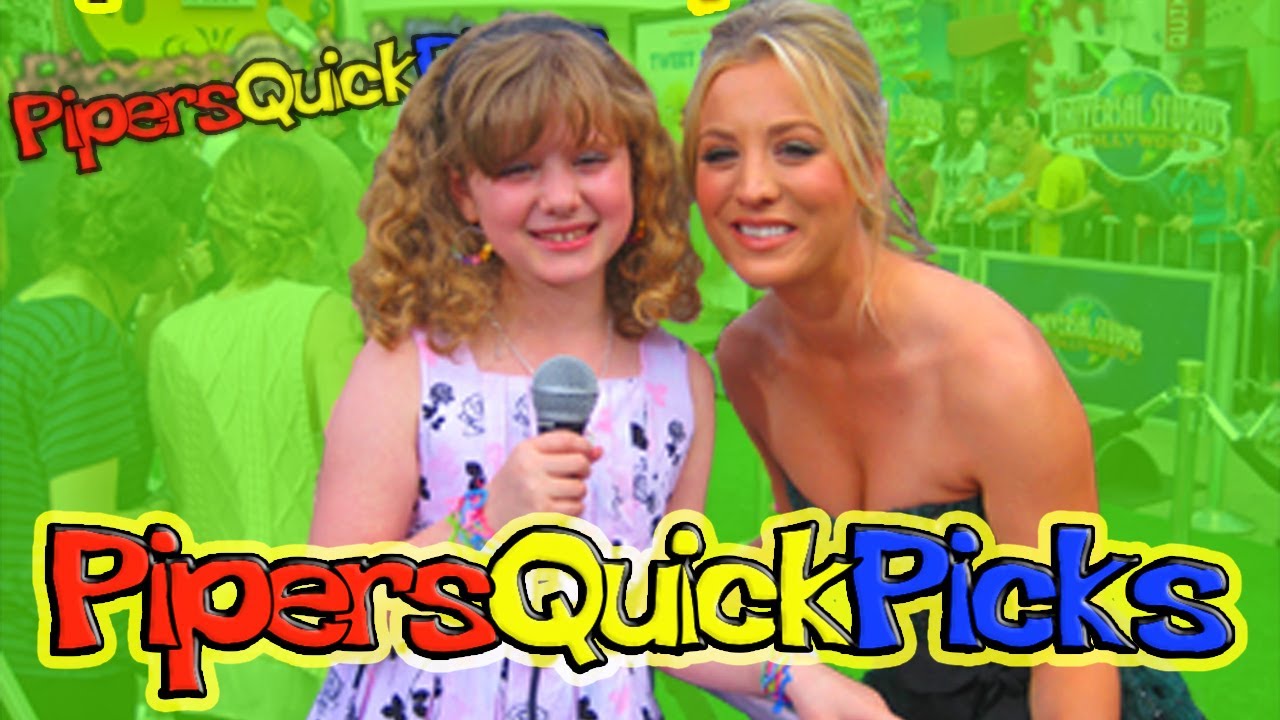 KALEY CUOCO from Big Bang Theory and Charmed with PRE-TEEN Reporter PIPER REESE at the HOP PREMIERE!