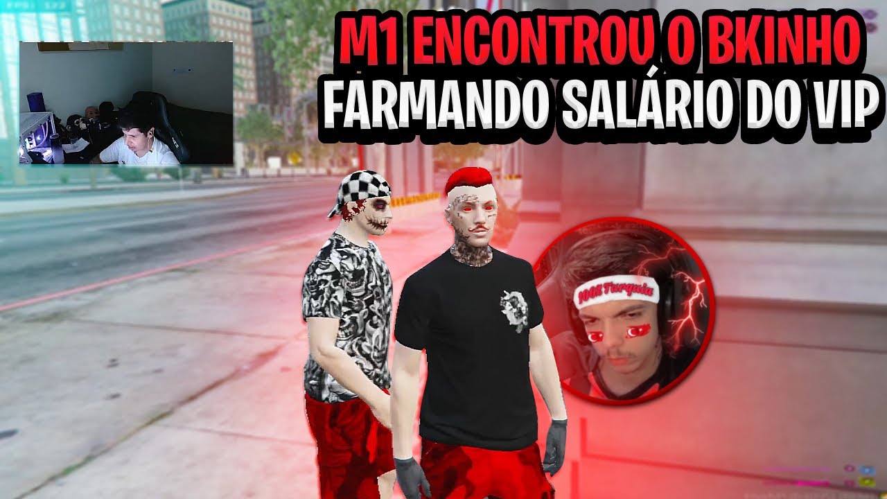 M1 ENCONTROU O BKINHO FARMANDO SAL&Aacute;RIO  😂 | HYPE RP | GTA RP |   🇹🇷
