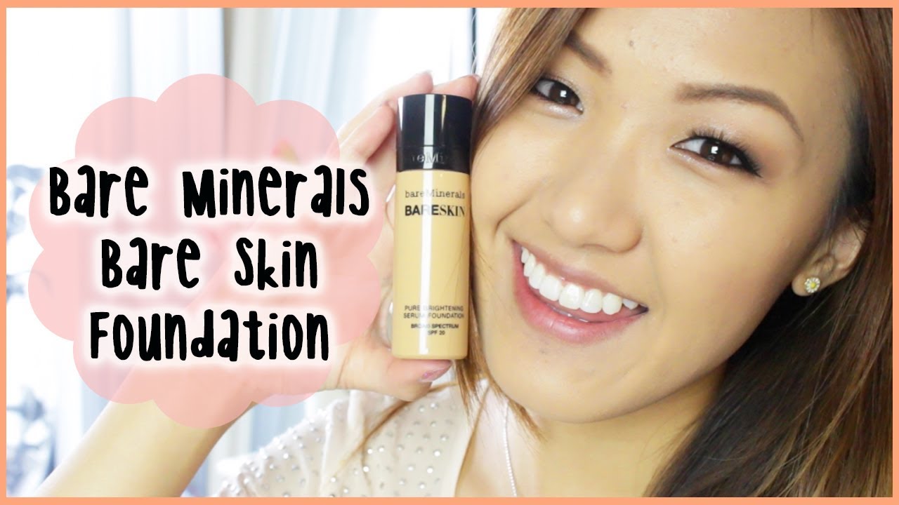 First Impression: NEW Bare Minerals Bare Skin Pure Brightening Serum Foundation | ilikeweylie