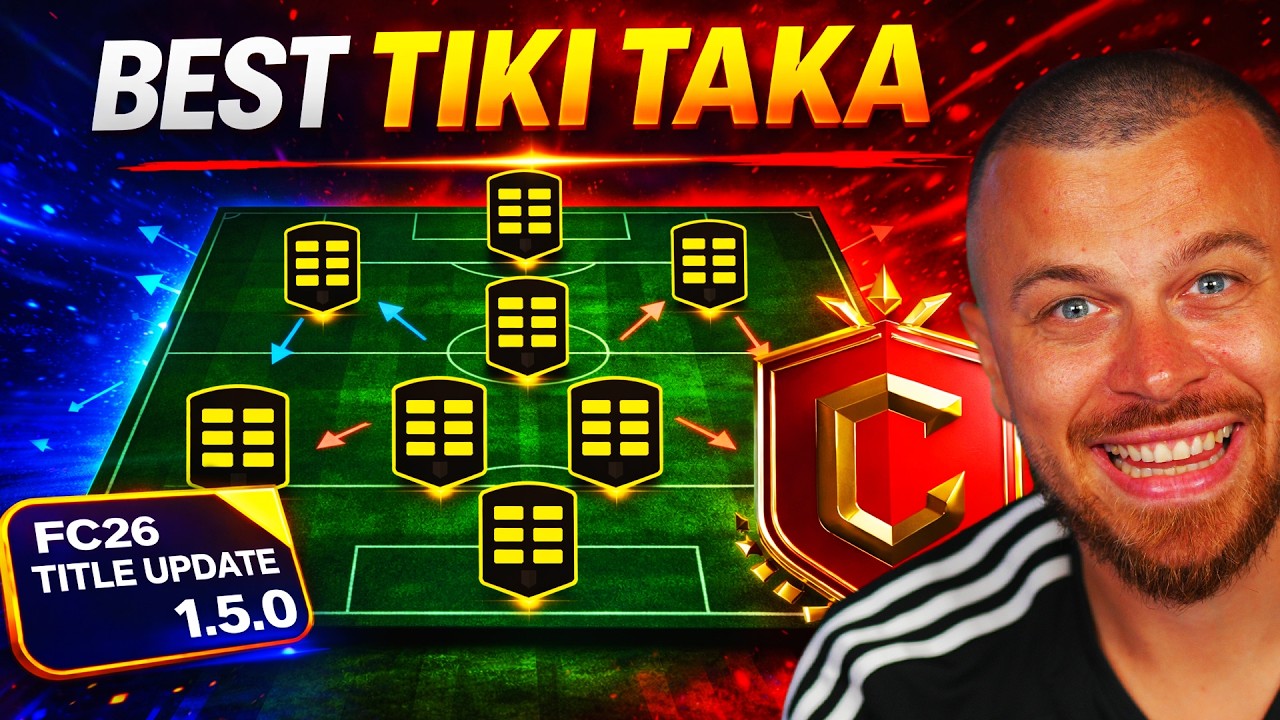 The 4-1-2-1-2 (2) TIKI TAKA Is Literally BROKEN After The Patch! NEW META CUSTOM TACTICS (15-0 WL)