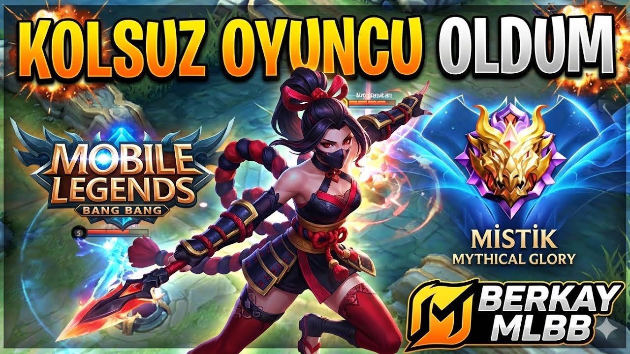 1 GÜNLÜĞÜNE KOLSUZ OYUNCU OLMAK! | Mobile Legends Sıralı Maçları