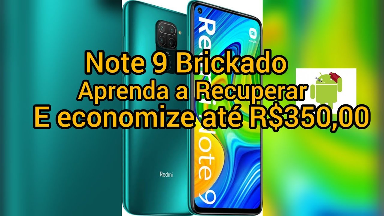 Redmi note 9 brickado, como instalar ROM note 9 quando não aparece modo recovery(para mediatek)