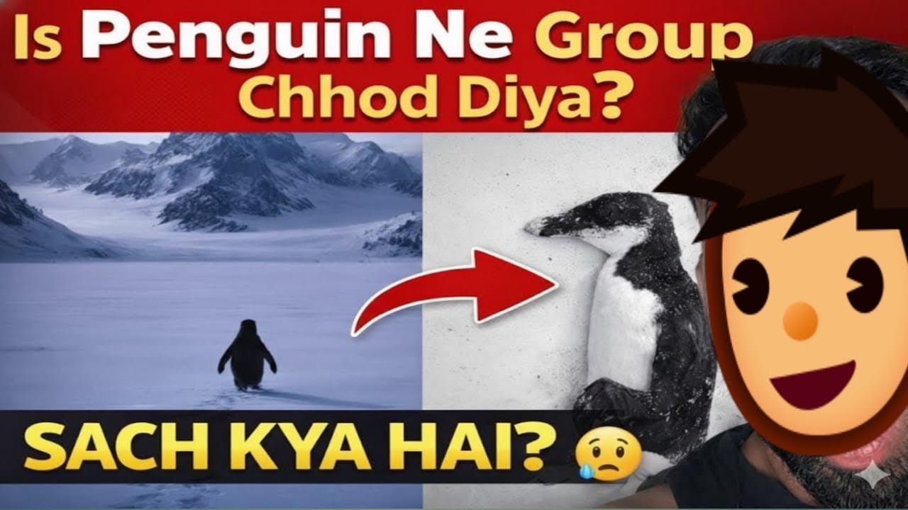 World Ka Most Viral  Penguin Video  🐧 | what Is the  Penguin Truth?