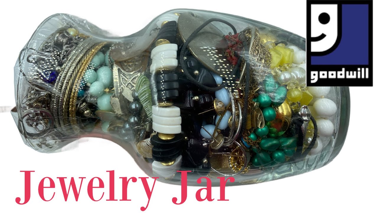 Goodwill Jewelry Jar ! Such a good one