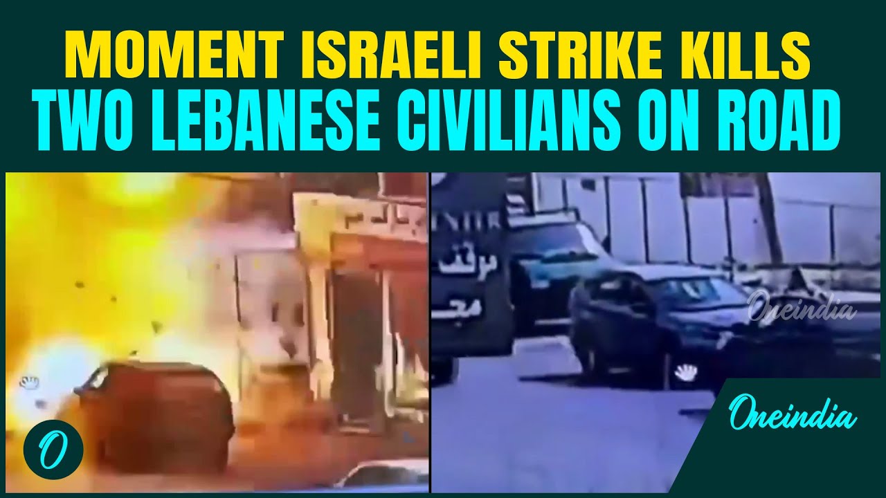 ВИДЕО: Израильский удар беспилотника ПОГИБЛИ два мирных жителя в Ливане | Нетаньяху развязывает в...