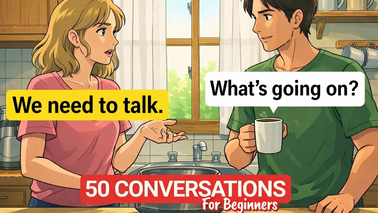 50 Simple English Conversations for Beginners: Real English Dialogues (A1-A2)