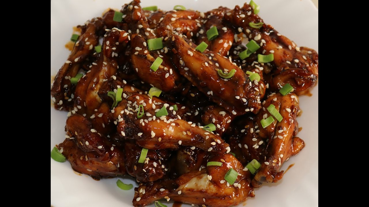 Mongolian Glazed Wings ( How To Make Mongolian Glazed Wings)