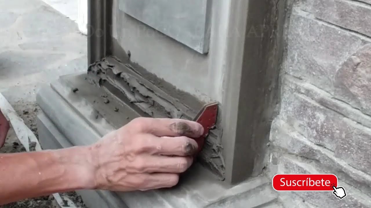 COMO HACER MOLDURA PARA BASE DE COLUMNA|HOW TO MOLD FOR A COLUMN BASE
