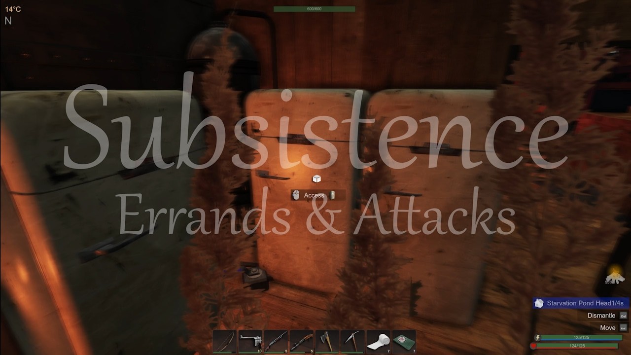 Subsistence - Starvation Pond Base - Errands & Attacks (Autumn, 4k)