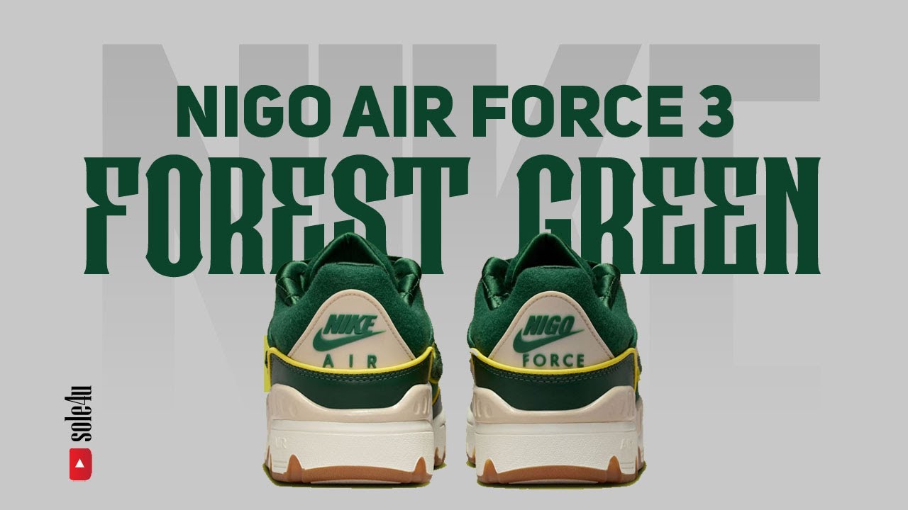 NIGO x Nike Air Force 3 &ldquo;FOREST GREEN&rdquo; | Подробности и информация о релизе | 2026