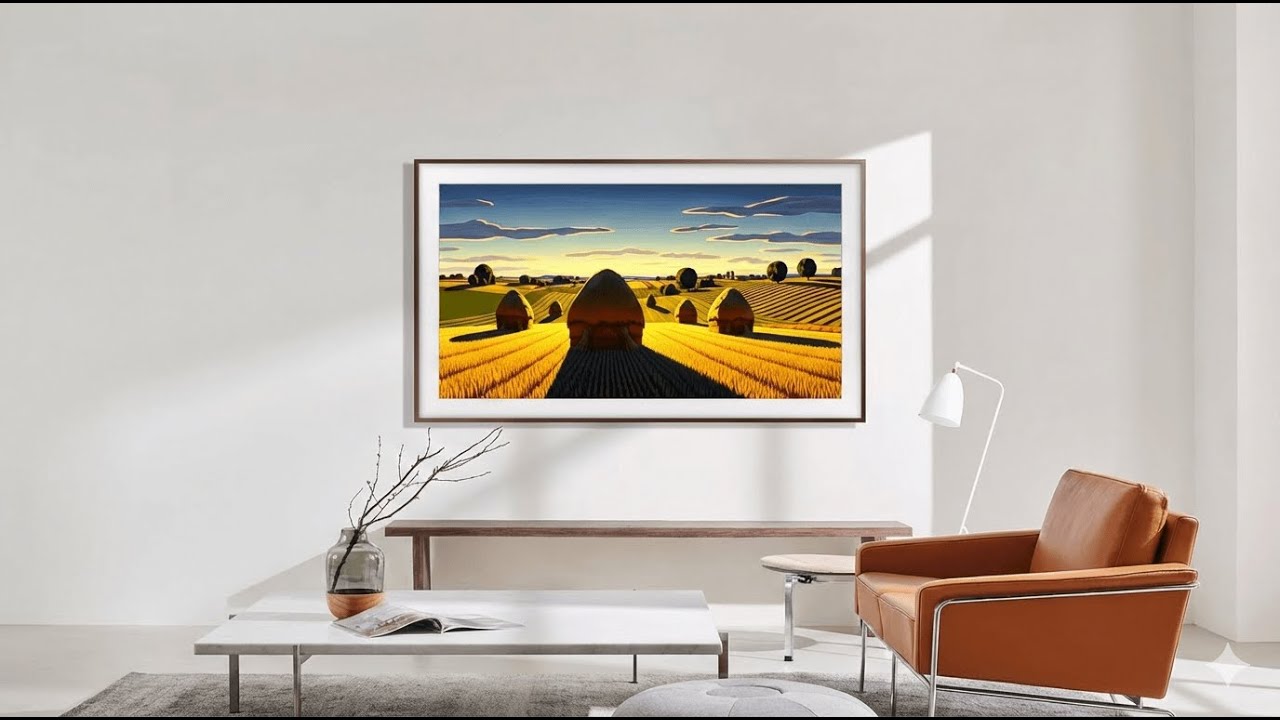 Ambient ART TV 4K Relaxing Widescreen | Haystacks Gallery TV | 힐링 (Healing Time)