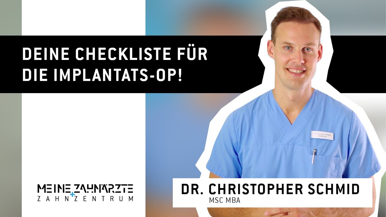 Zahnimplantate-OP: Das solltest du unbedingt vorher wissen!