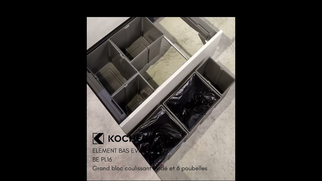 KOCHER - Élément bas sous évier avec PL16