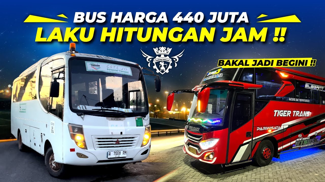 LARISS ‼️ BUS MEDIUM JETBUS 3 TERJUAL DI 400 JUTAAN | KAROSERI LAMBANG KEJAYAA
