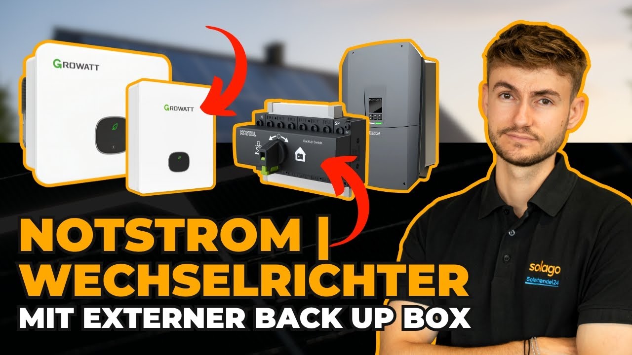Wie funktioniert Notstrom mit EXTERNER Back Up Box? | PV Anlage Notstrom einfach erklärt Teil 3/3