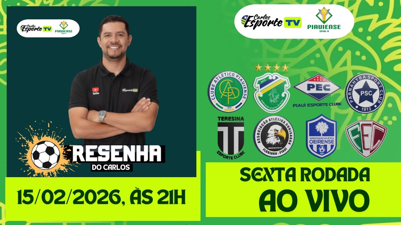 Campeonato Piauiense 2026, ao vivo. 6ª rodada: resultados, classificação, artilheiros e 7ª rodada.