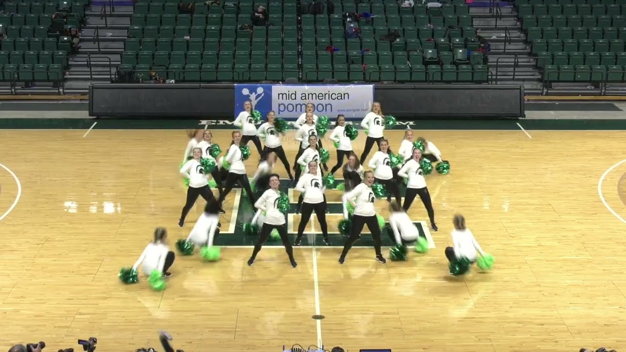 Collegiate Pompon Championship 2022 - Michigan State University Pompon