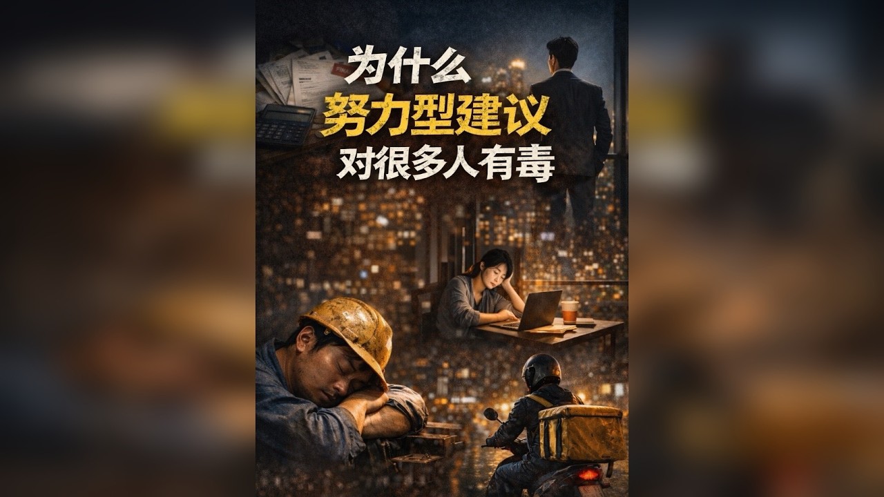 为什么努力型建议对很多人有“毒”？