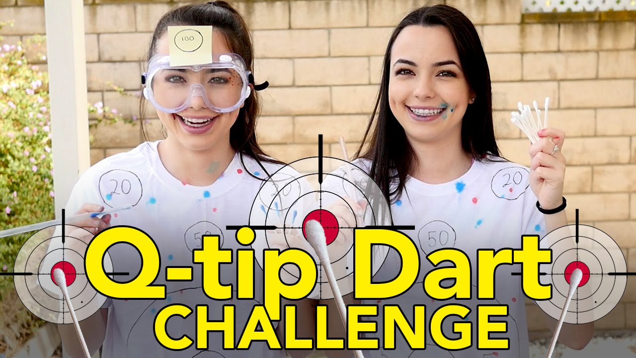 Q-TIP DART CHALLENGE - MERRELL TWINS