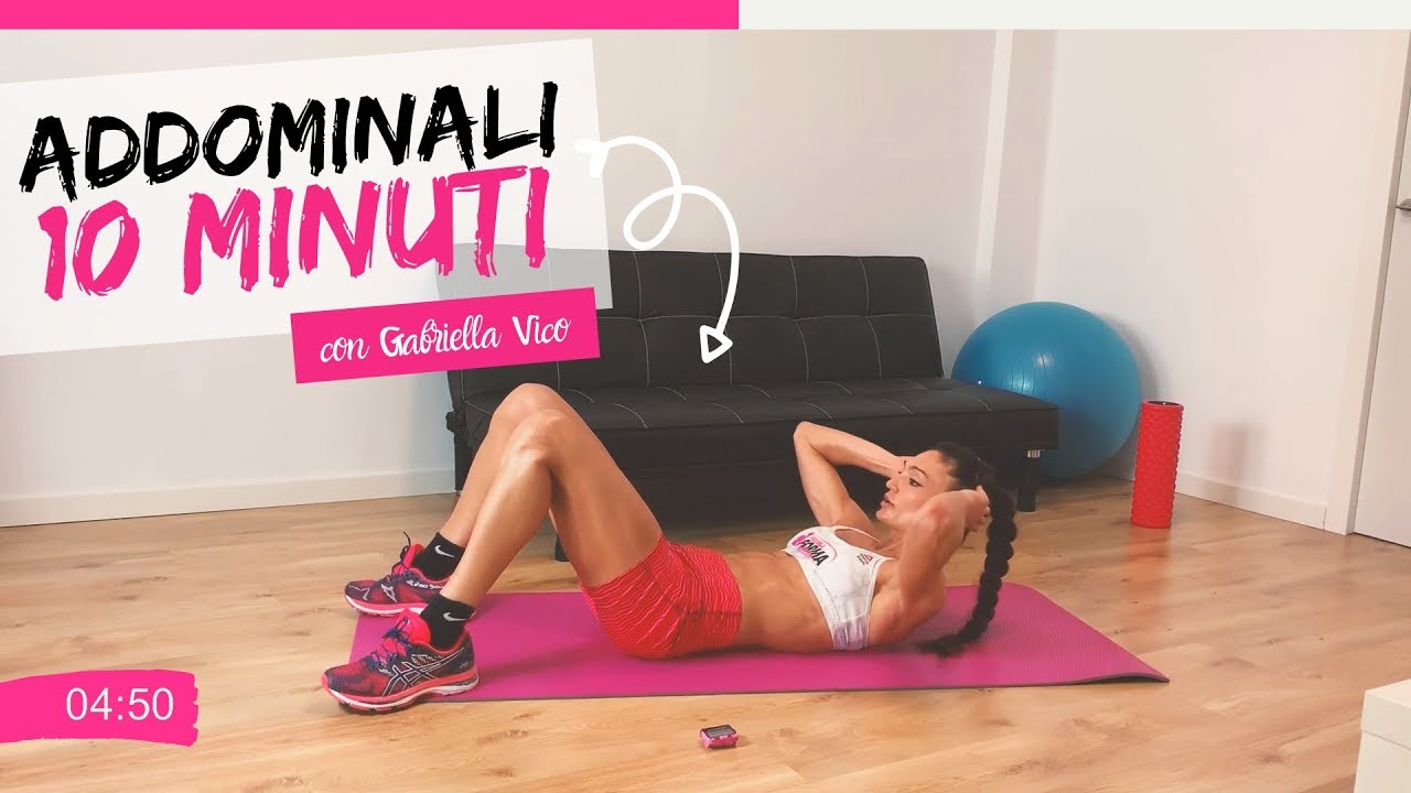 Addominali a casa: Workout di 10 minuti senza attrezzi - Allenamento a casa